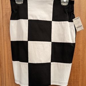Skirt Checkered Black & White